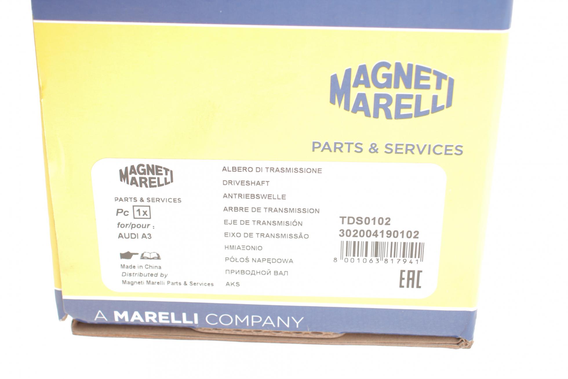 302004190102 MAGNETI MARELLI